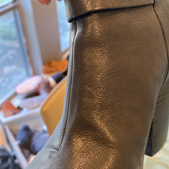 Stunning black rag and bone leather booties. - Picture 3 of 6